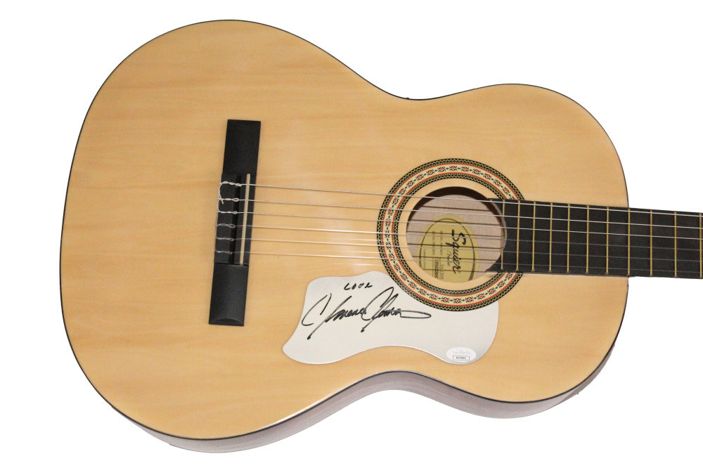 Clarence Clemons E Street Band Signed Autograph Fender Acoustic Guitar - JSA COA