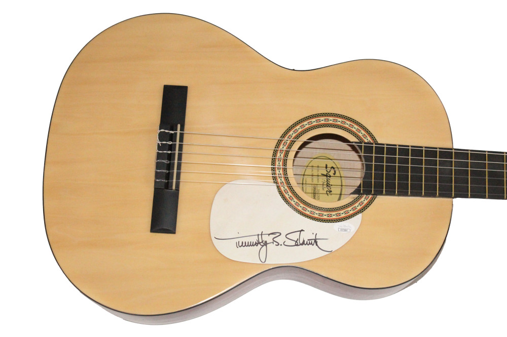 Timothy B Schmit Eagles Signed Autograph Fender Acoustic Guitar w/ JSA COA