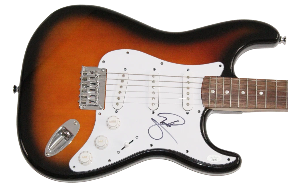 Riley Green Signed Autograph Fender Electric Guitar Different Round Here JSA COA
