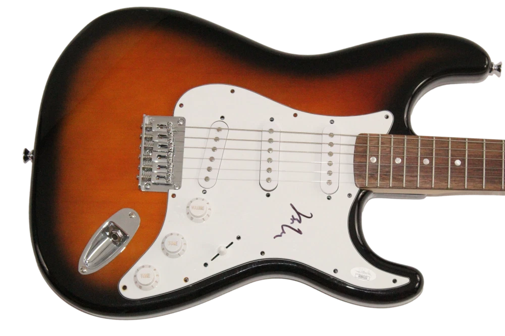 J Balvin Signed Autograph Fender Electric Guitar - Principe del Regueton JSA COA