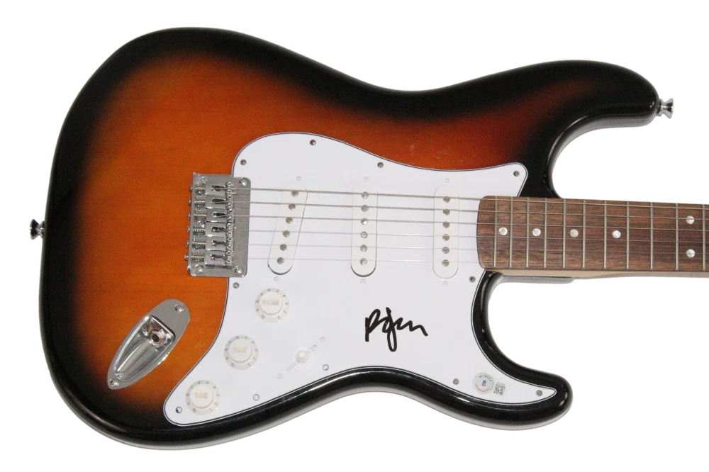Robert Smith The Cure Signed Autograph Fender Electric Guitar w/ Beckett COA