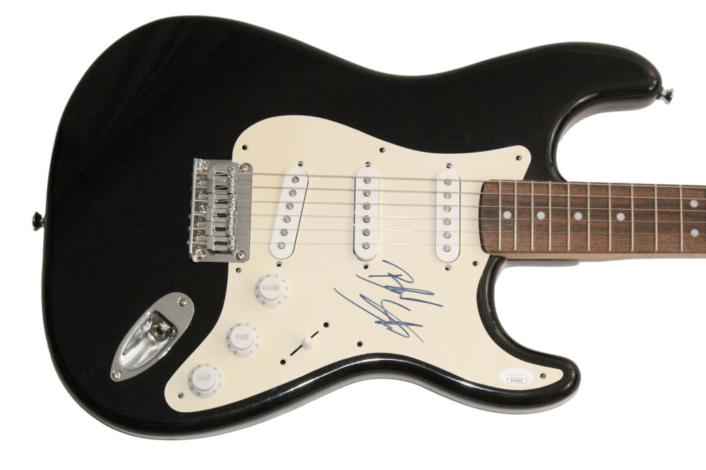 Blake Shelton Signed Autograph Fender Electric Guitar - Red River Blue JSA COA