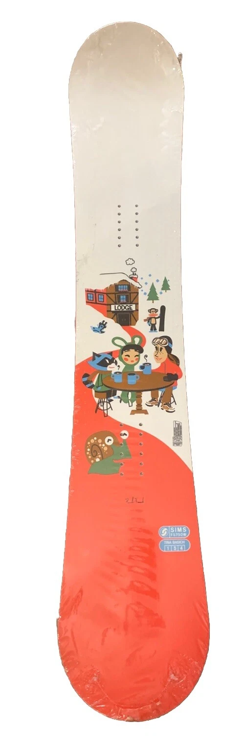SIMS By TINA BASICH Snowboard Pro Model Size 154 CM FS750 Paul Frank Vintage