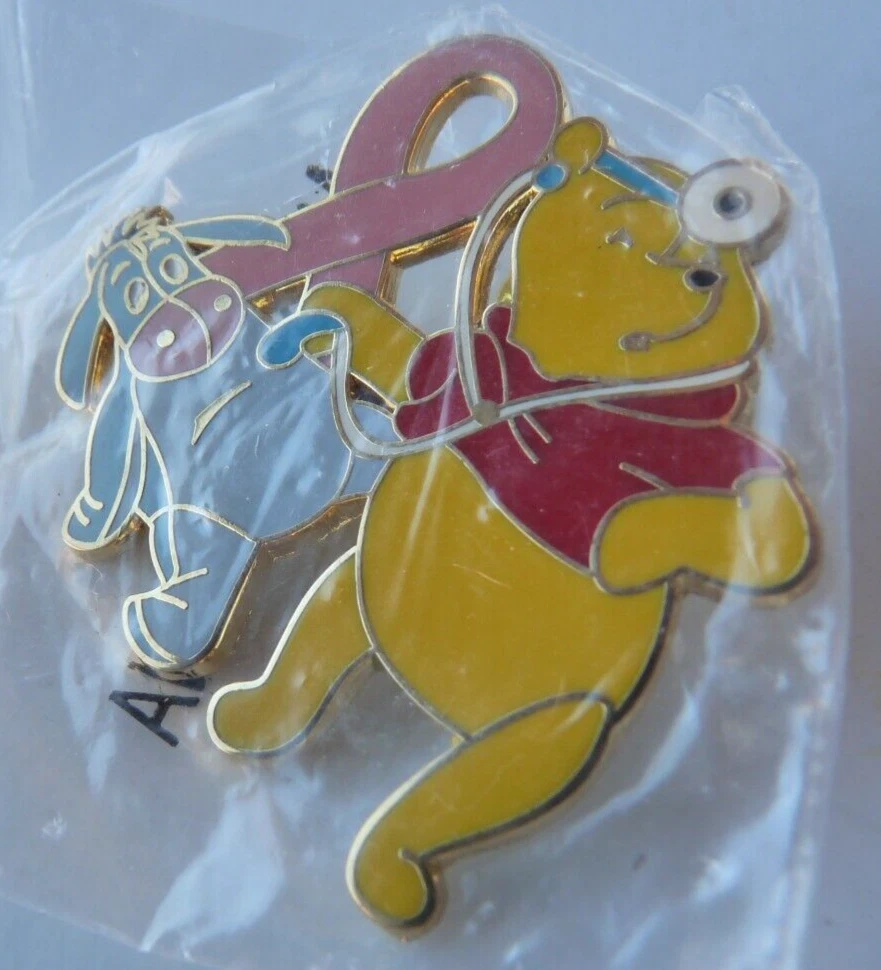 Winnie The Poo Eeyor Cancer Awareness 1.75