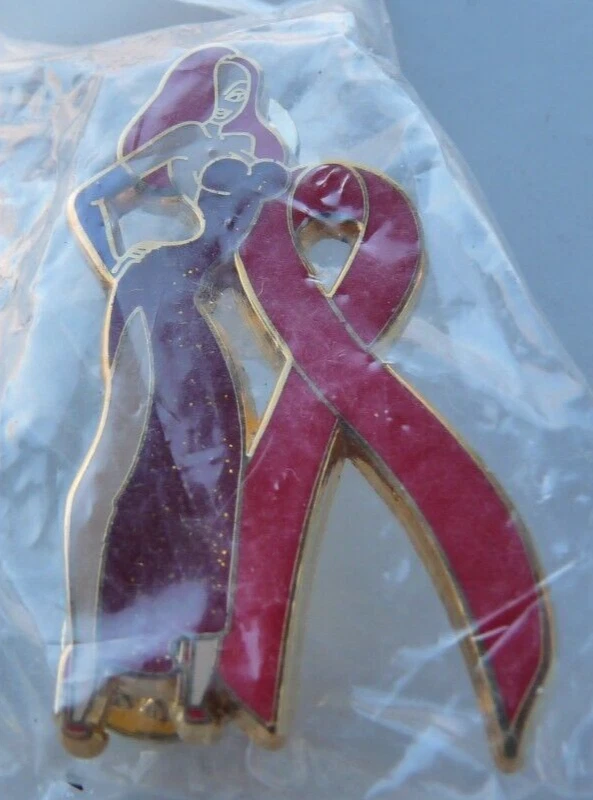 DISNEY JESSICA RABBIT ROGER AIDS AWARENESS 1 0F 100 1.75″ LIMITED EDITION PIN COLLECTIBLE MEMORABILIA
