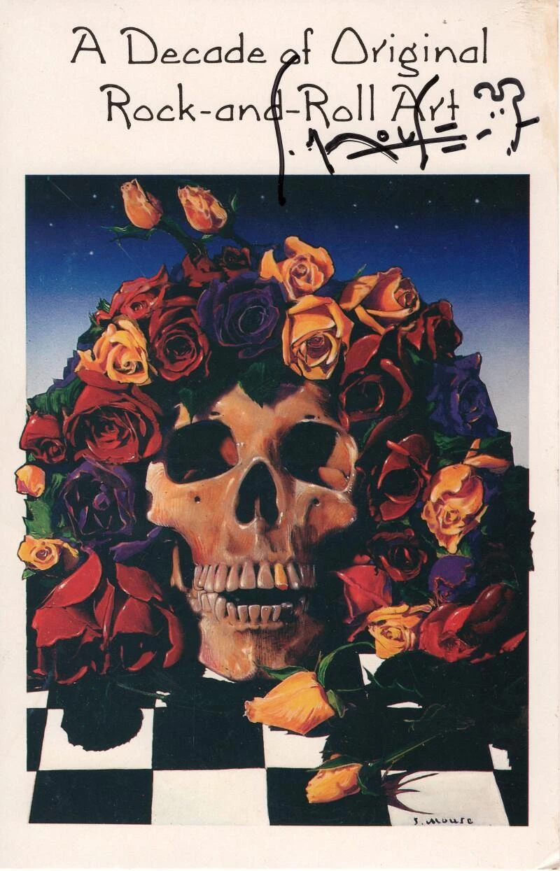 Stanley Mouse Grateful Dead Signed Autograph 5.5x8.5 Postcard w/ Beckett COA