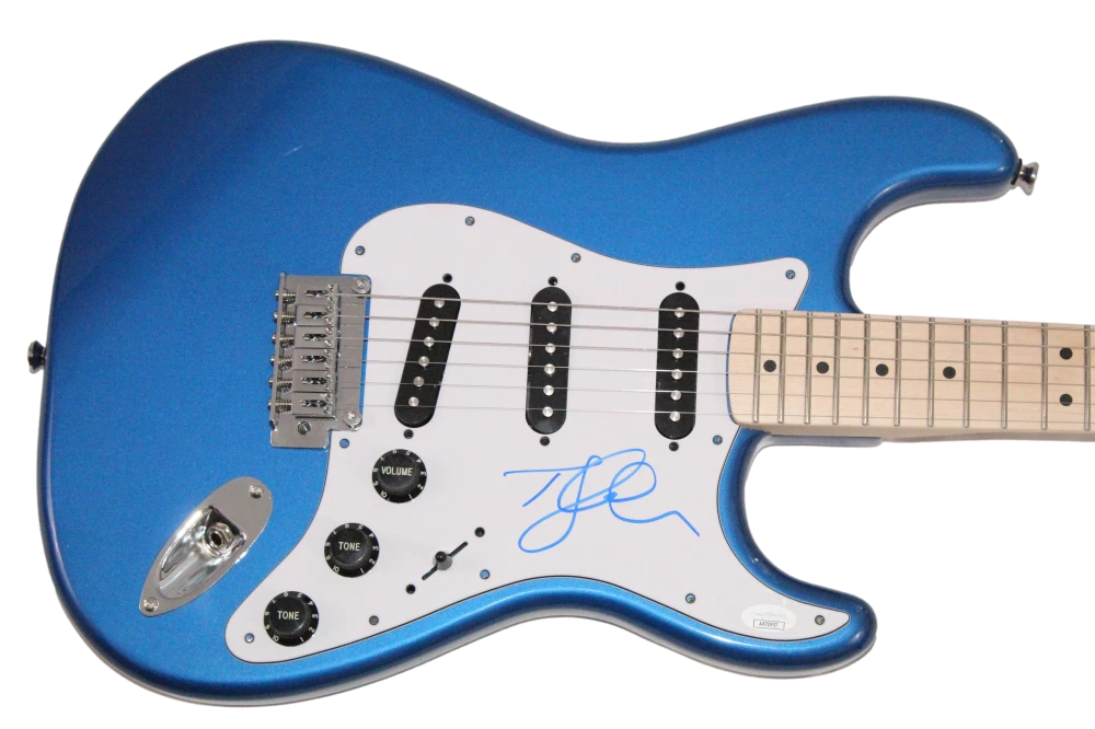 Tyler Glenn Neon Trees Signed Autograph Fender Stratocaster Guitar JSA COA