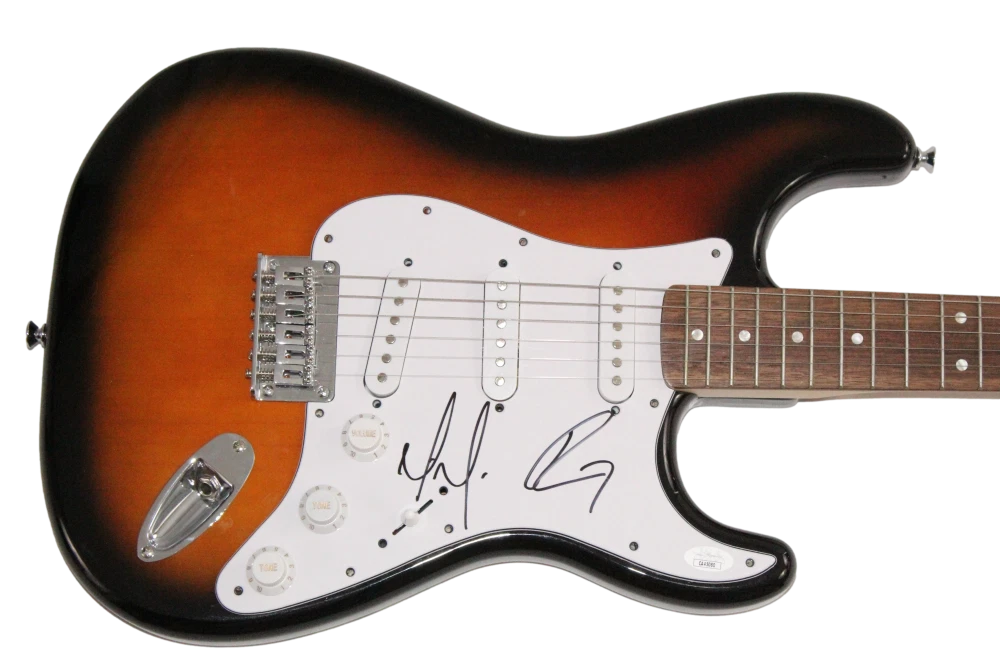 Mau y Ricky Signed Autograph Fender Electric Guitar - Hotel Caracas w/ JSA COA