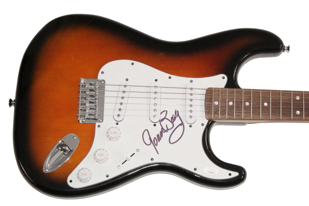 Joan Baez Signed Autograph Fender Electric Guitar - Gulf Wings w/ JSA COA