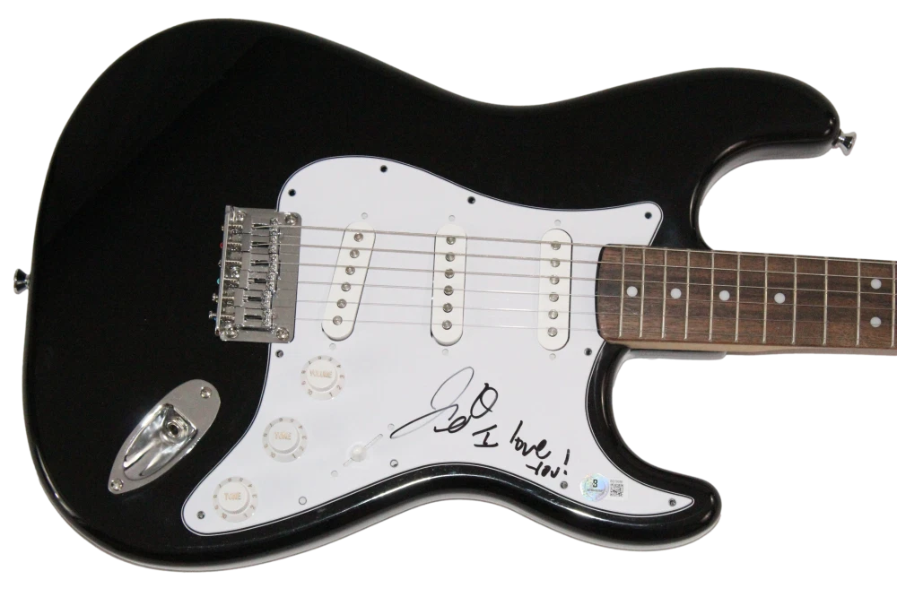 Teddy Swims Signed Autograph Fender Electric Guitar w/ Beckett COA