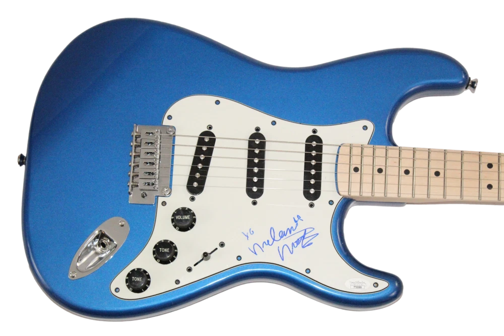 Melanie Martinez Signed Autograph Full Size Blue Electric Guitar w/ JSA COA