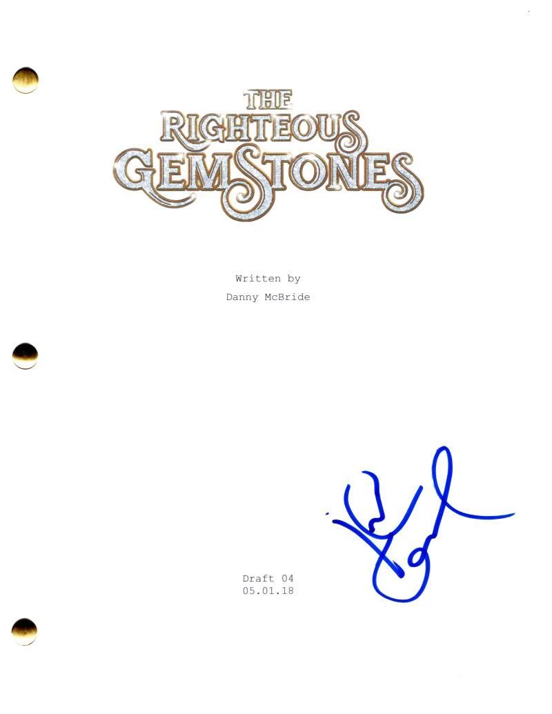 John Goodman Signed Autograph The Righteous Gemstones Pilot Script Screenplay