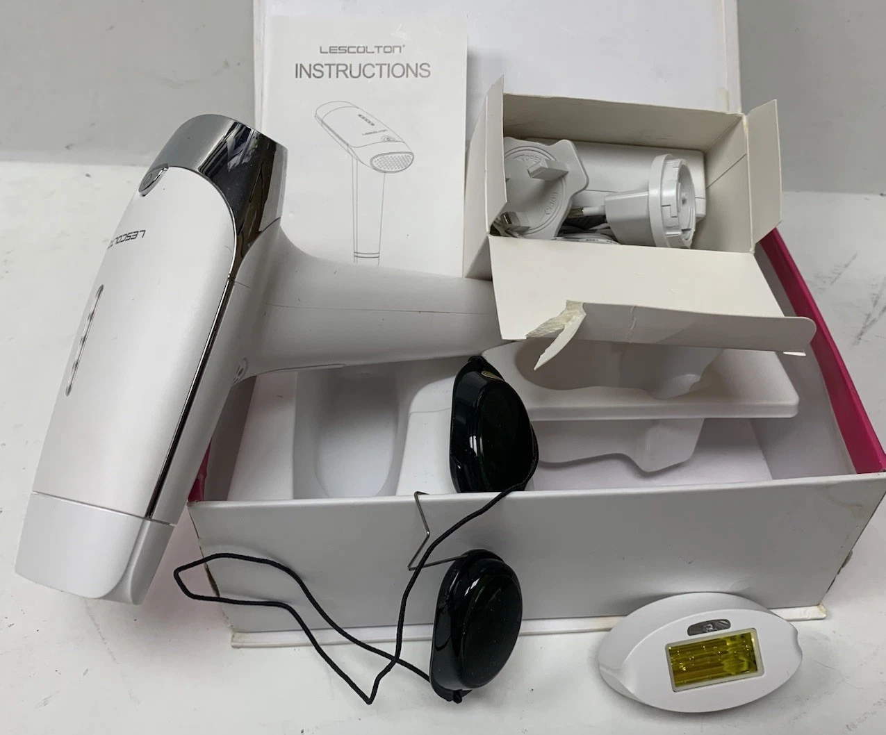 PERMANENT HAIR REMOVAL LESCOLTON HOME PULSED LIGHT T009 COLLECTIBLE MEMORABILIA