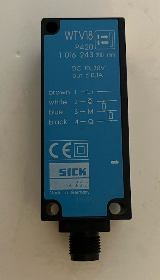 Sick 1016243 Reflection Light Sensor Range 200mm Sick WTV18 P420