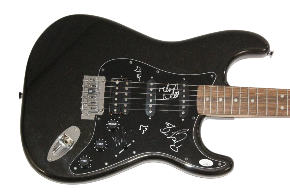 Arcade Fire Full Band Complete x5 Signed Autograph Electric Guitar w/ JSA COA