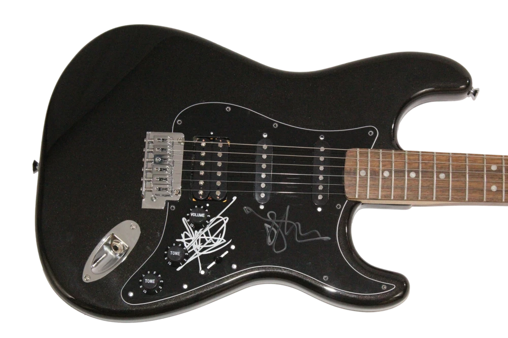 Dave Gahan & Martin Gore Signed Autograph Electric Guitar - Depeche Mode JSA COA