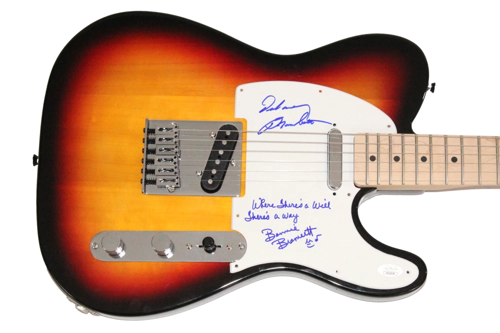 Delaney & Bonnie Bramlett Signed Autograph Fender Telecaster Guitar w/ JSA COA