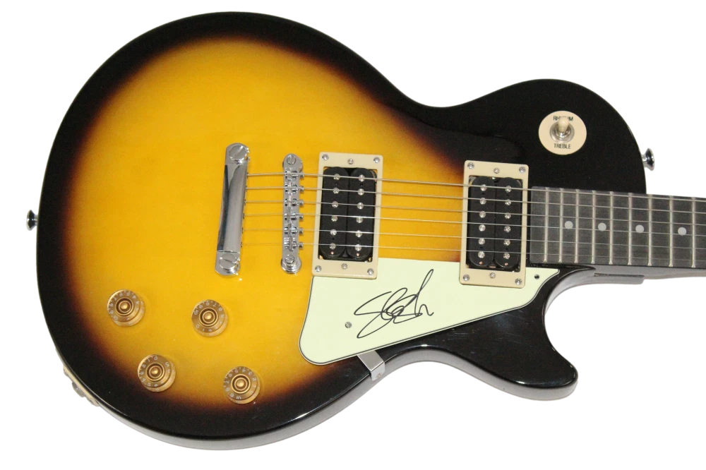 Slash Guns N Roses Signed Autograph Gibson Epiphone Les Paul Guitar Beckett COA