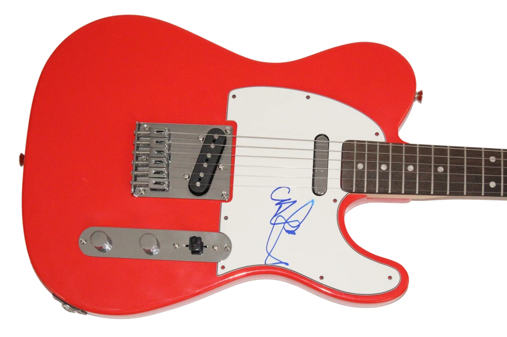 Chris Martin of Coldplay Signed Autograph Fender Telecaster Guitar JSA COA