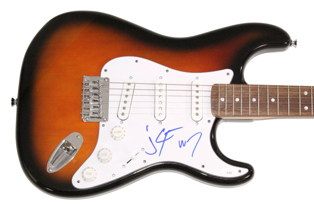 The Lumineers Signed Autograph Fender Electric Guitar - Jeremiah & Wesley w/ JSA