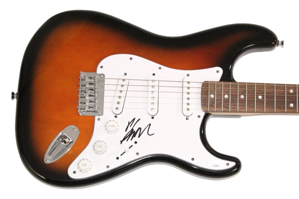Paul Shaffer Signed Autograph Fender Electric Guitar - Late Show Band JSA COA