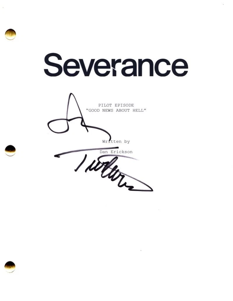 John Turturro Signed Autograph Severance Full Pilot Script Screenplay - Irving