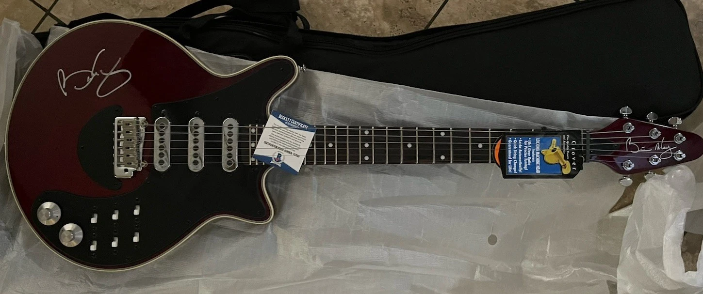 Brian May Queen Signed Autographed Personal Model Electric Guitar BAS Certified