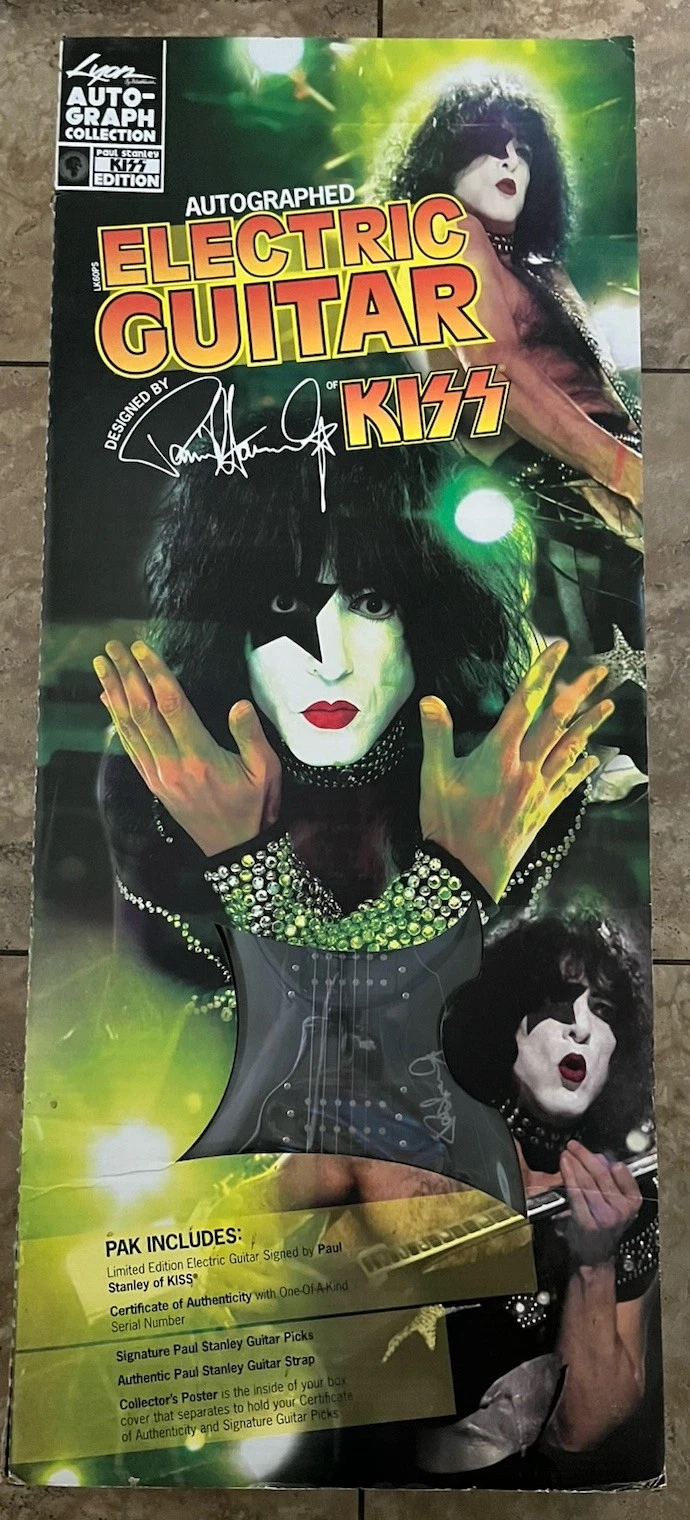 Paul Stanley Kiss 2006 Lyon Signature Series Signed Autographed Electric Guitar