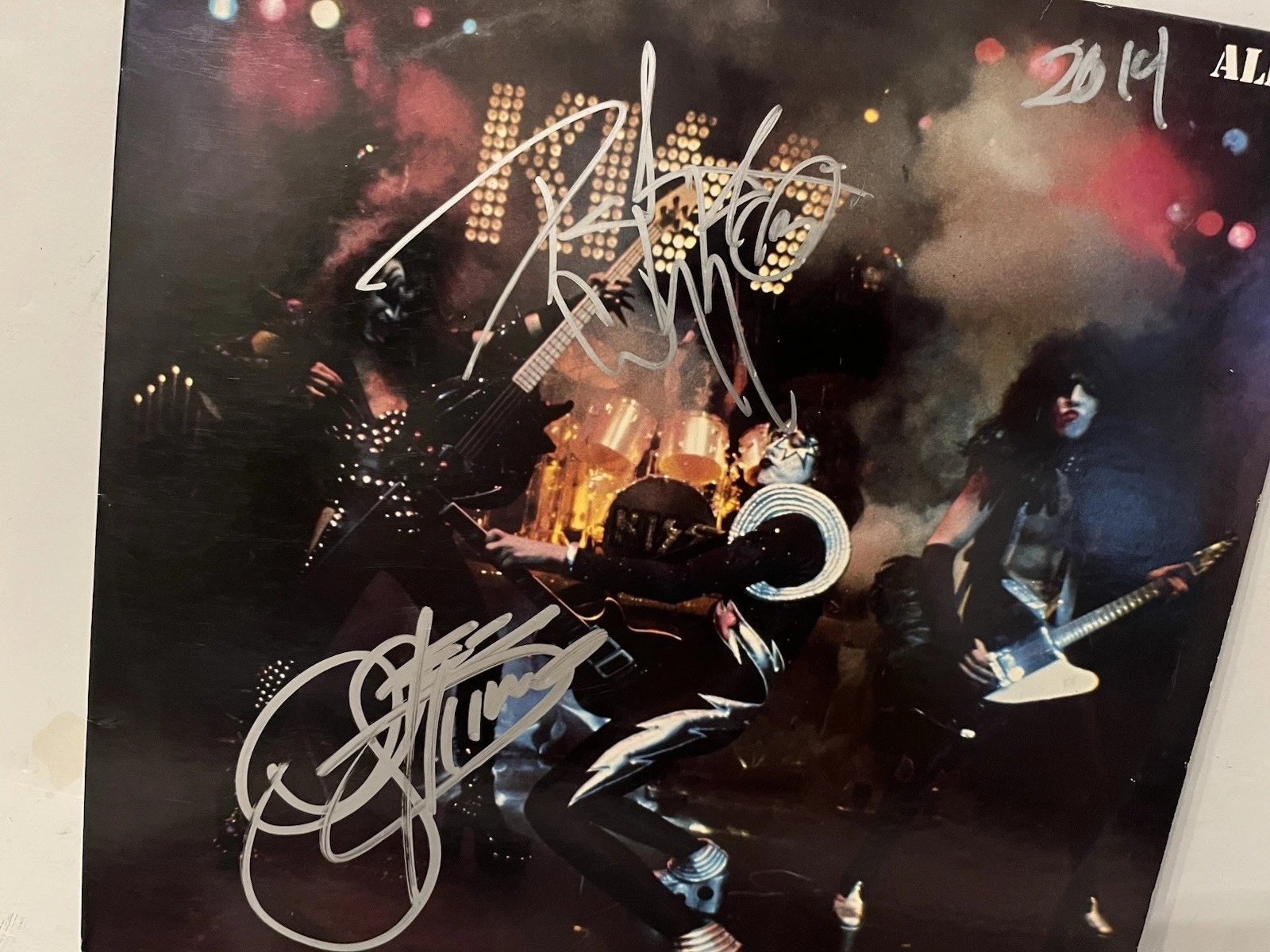Kiss Alive  Signed Autographed LP by Gene & Peter PSA Certified READ Older Copy