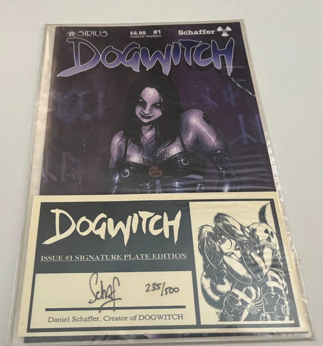 Daniel Schaffer Signed Autographed Dogwitch Comic Issue #1 BAS Guaranteed