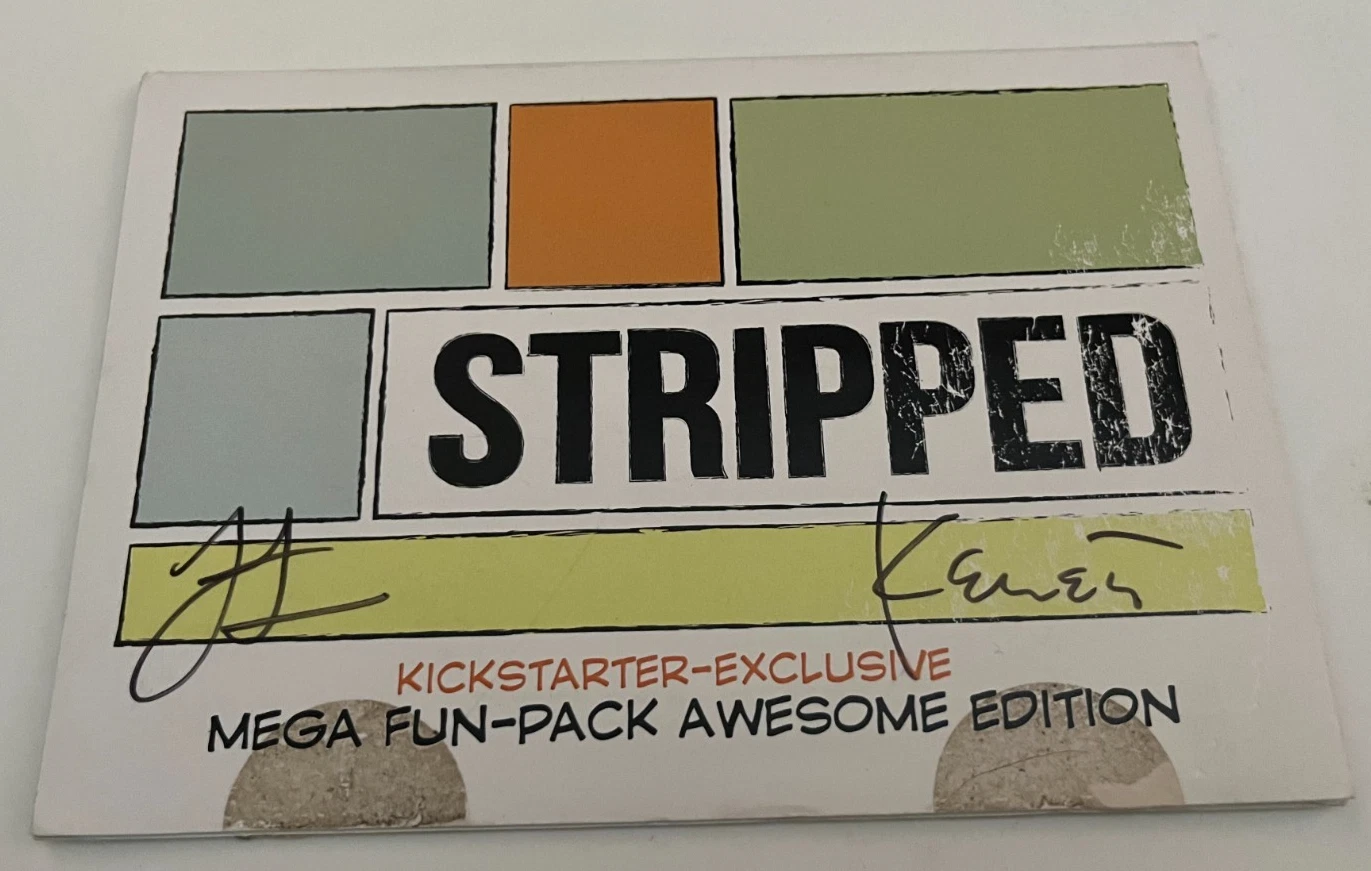 Stripped Sequential Films Kickstarter Edition Signed Autographed Comic DVD