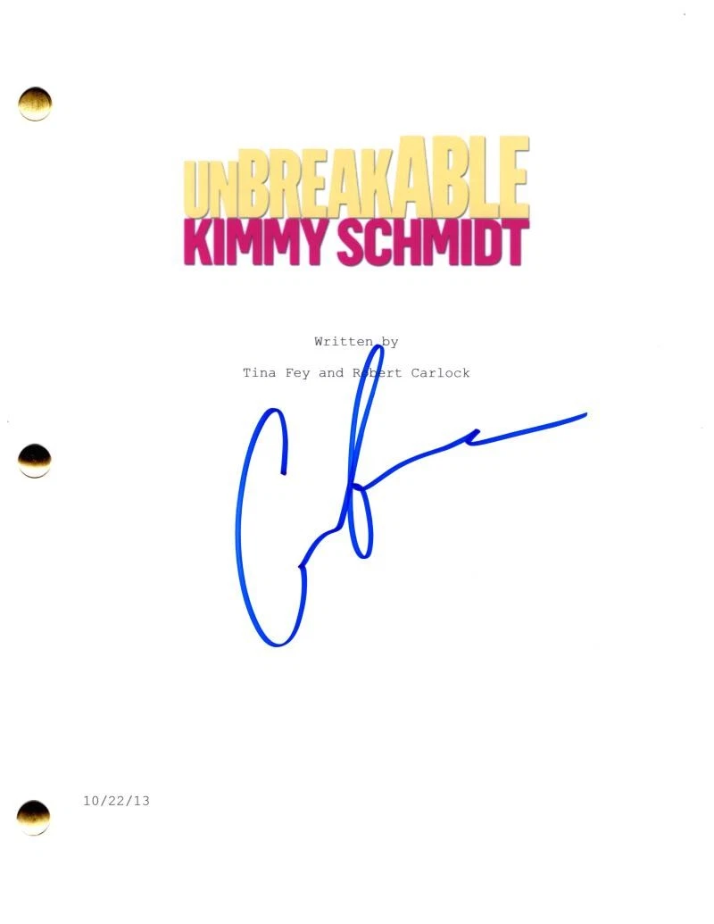 Carol Kane Signed Autograph Unbreakable Kimmy Schmidt Full Pilot Script  Lillian