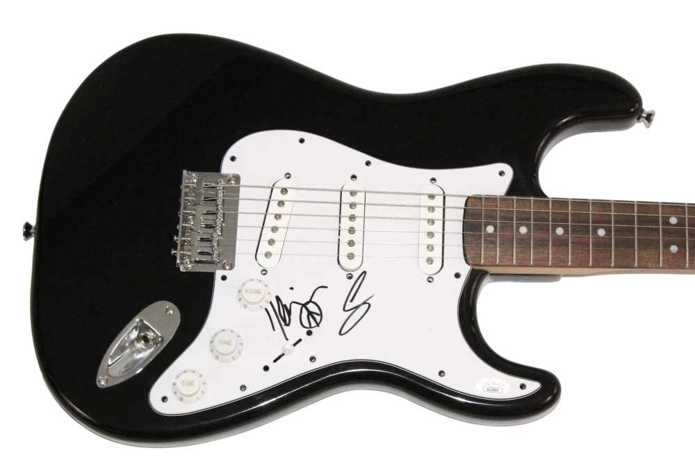 AJ McLean Kevin Richardson Signed Autograph Full Size Electric Guitar w/ JSA COA