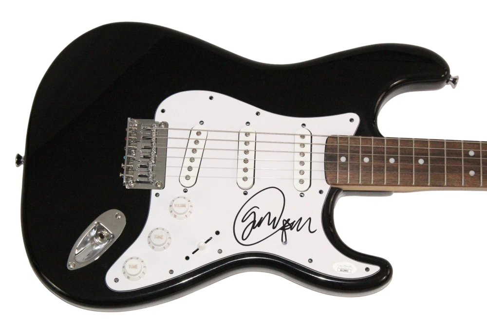 Gigi Perez Signed Autograph Full Size Black Fender Electric Guitar w/ JSA COA