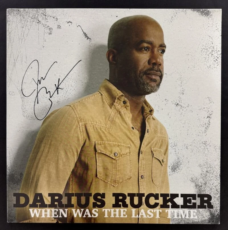 Darius Rucker Signed Autograph Album Vinyl Record When Was the Last Time JSA COA
