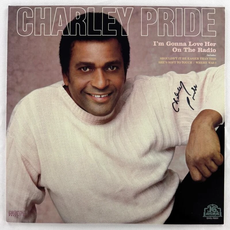 Charley Pride Signed Autograph Album Vinyl Record LP Country Music Icon JSA COA
