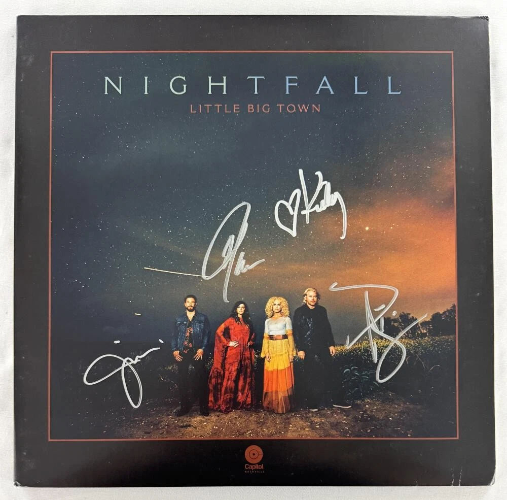Little Big Town Signed Autograph Album Vinyl Record LP - Nightfall w/ JSA COA