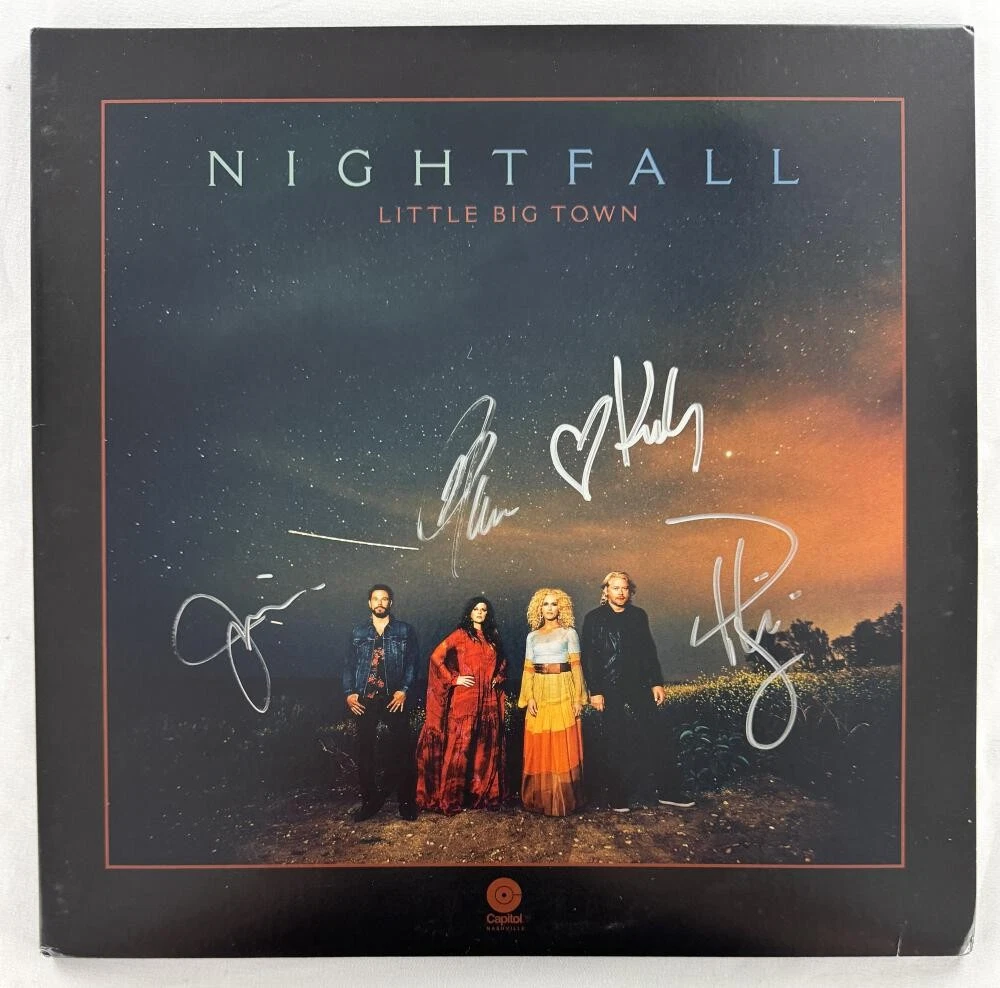Little Big Town Complete Band Signed Autograph Album Vinyl Record LP w/ JSA COA