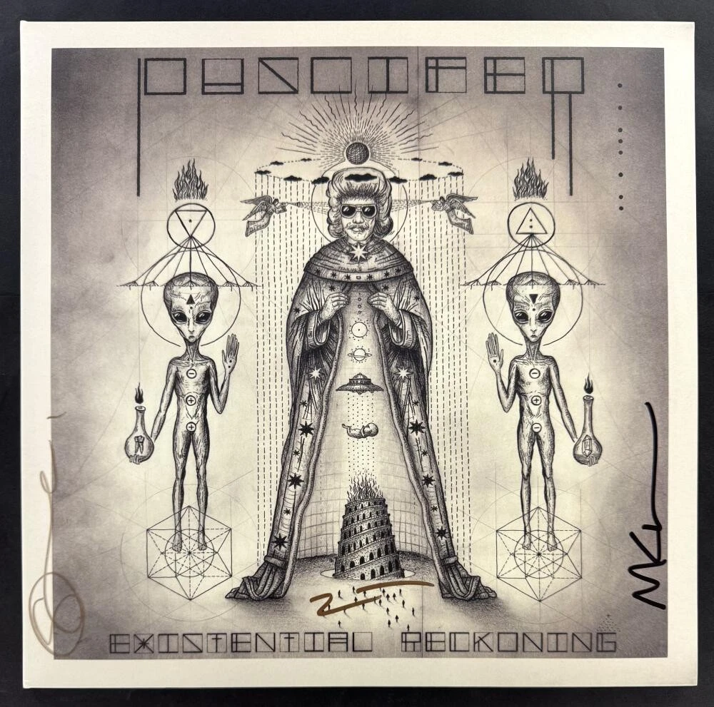 Puscifer Band Signed Autograph Album Record - Maynard James Keenan of Tool JSA