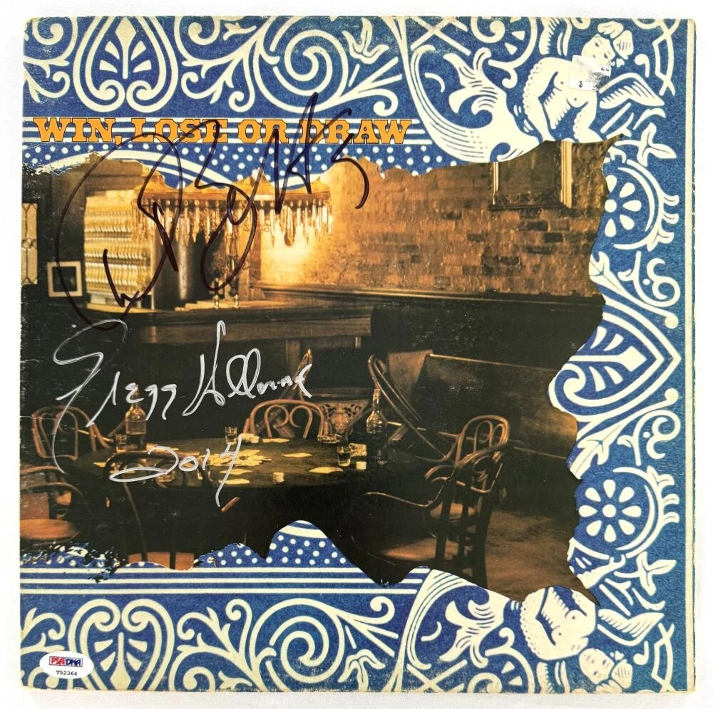 Gregg Allman & Dickey Betts Signed Autograph Album Vinyl Record Brothers PSA COA