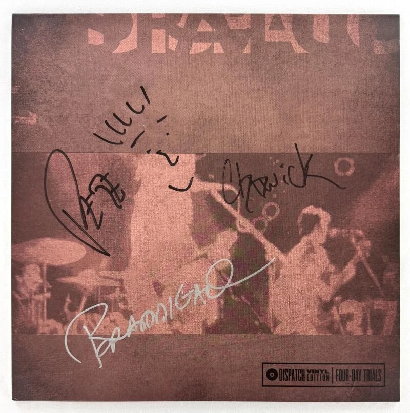Dispatch Full Band Signed Autograph Album Vinyl Record - Four-Day Trails JSA COA
