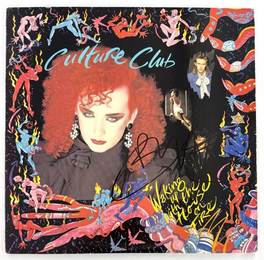 Boy George Culture Club Signed Autograph Album Vinyl Record LP w/ JSA COA