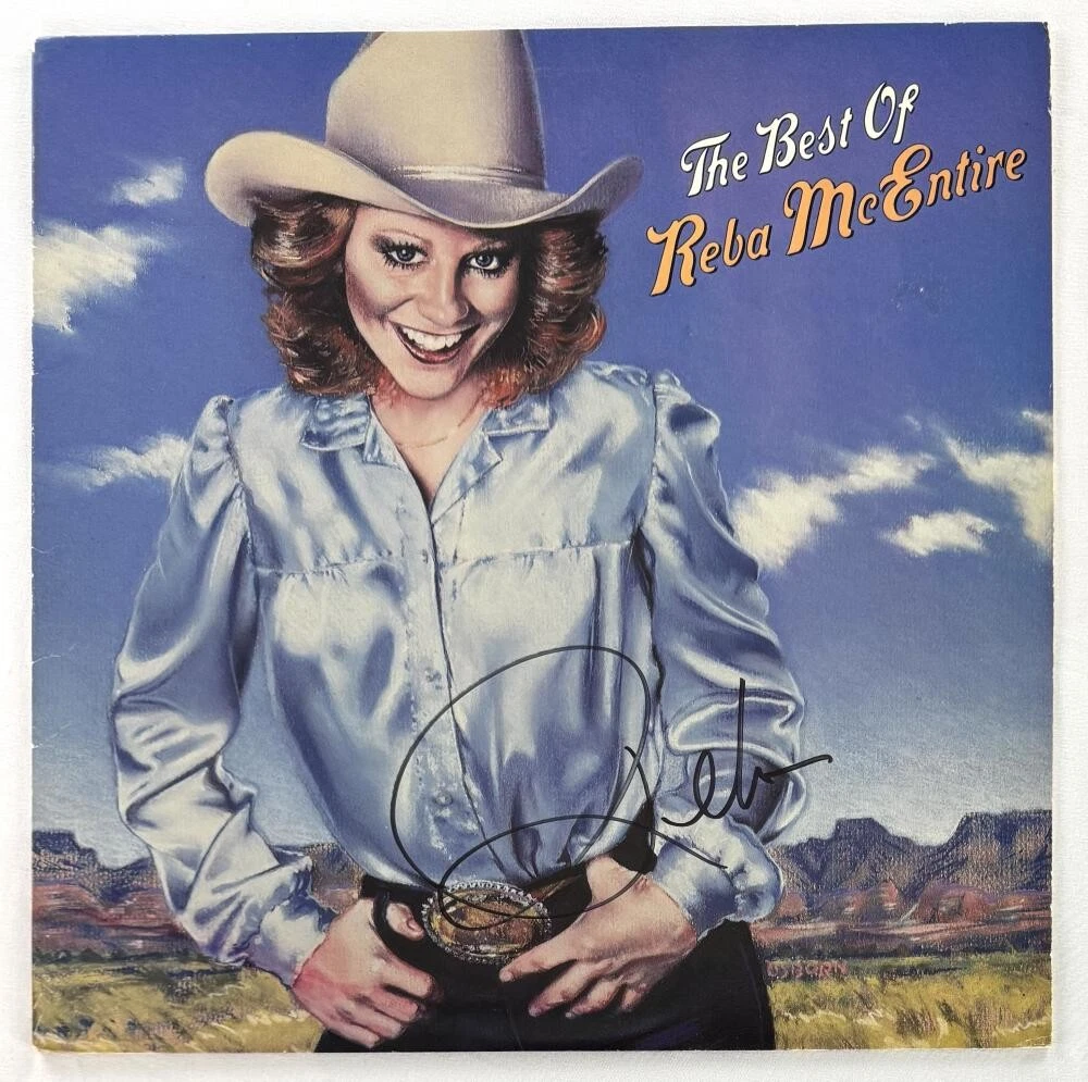Reba McEntire Signed Autograph Album Vinyl Record LP - The Best of w/ JSA COA