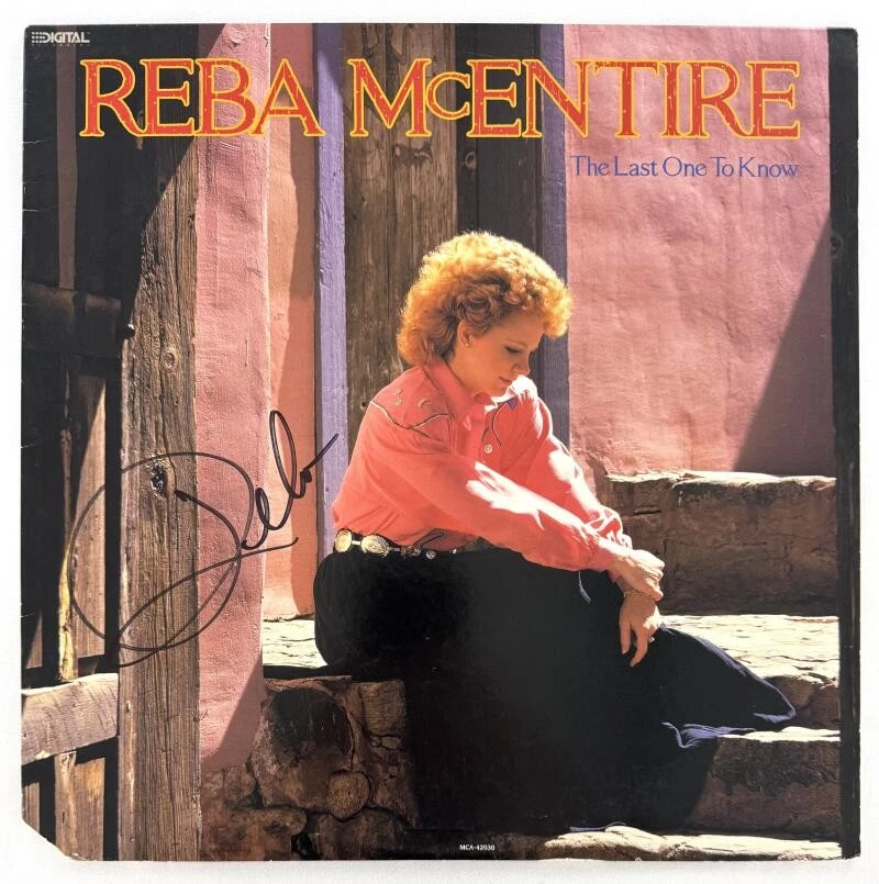 Reba McEntire Signed Autograph Album Vinyl Record LP The Last to Know w/ Beckett