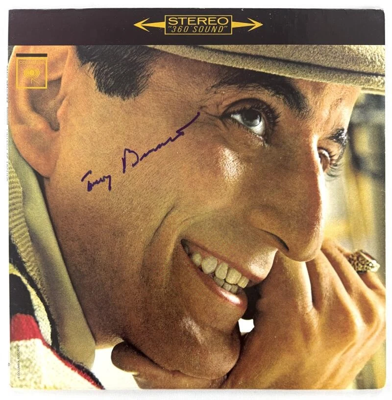 Tony Bennett Signed Autograph Album Vinyl Record - I Wanna Be Around Beckett COA