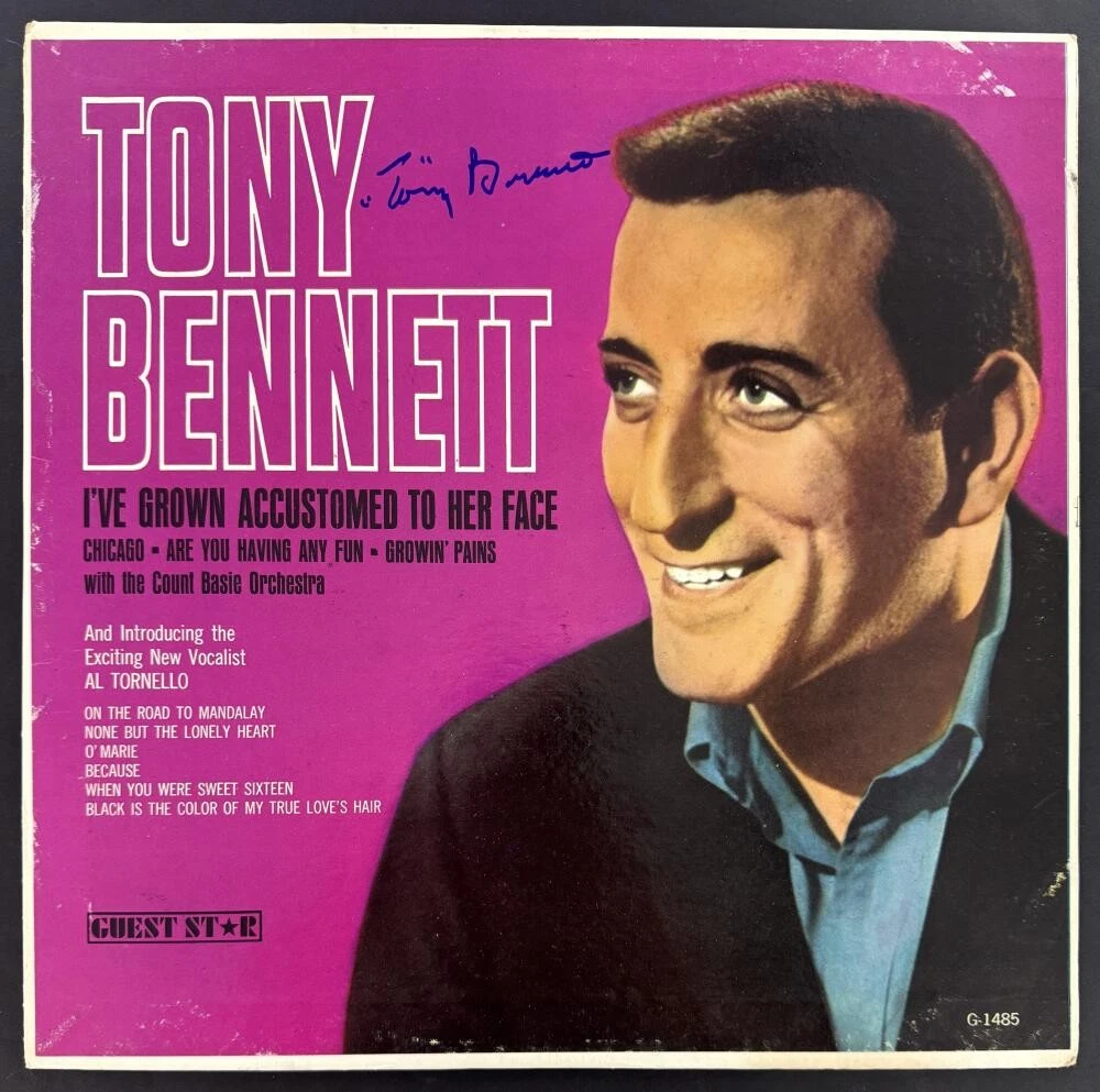 Tony Bennett Signed Autograph Album Vinyl Record - Iconic Crooner w/ Beckett COA