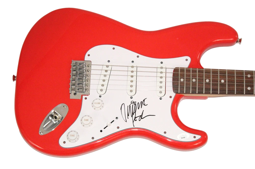 Orville Peck Signed Autograph Fender Electric Guitar - Stampede Bronco  JSA COA