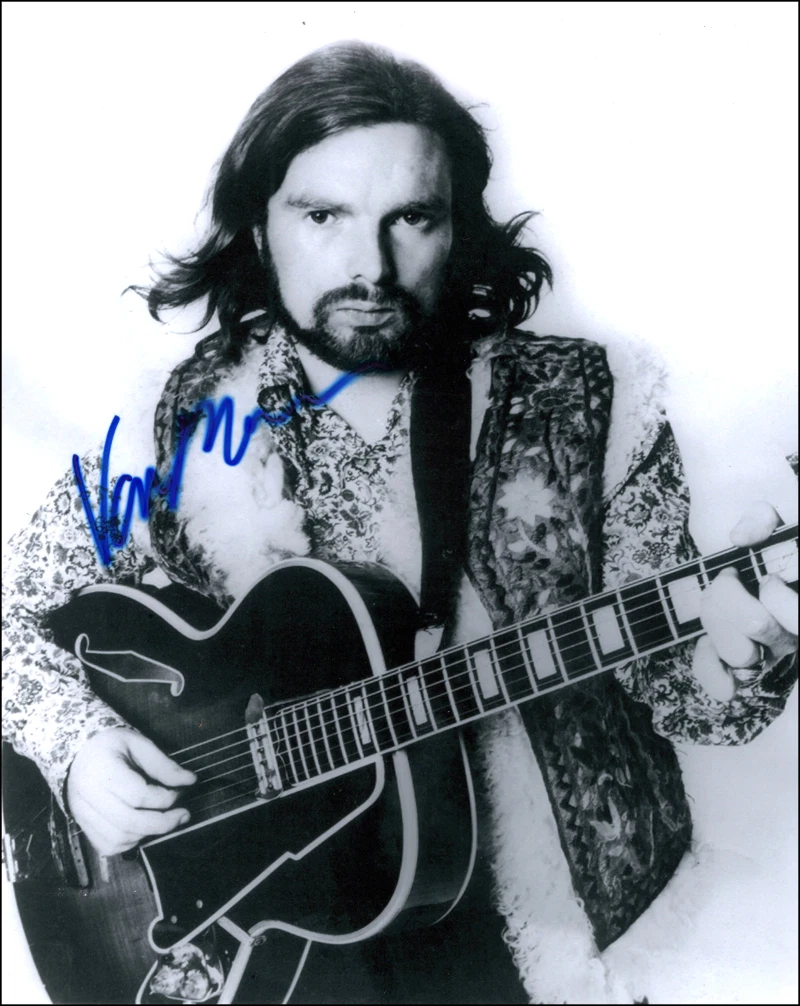 Van Morrison Signed Autograph 8x10 Photo - BLEEDING SIGNATURE w/ ACOA COA