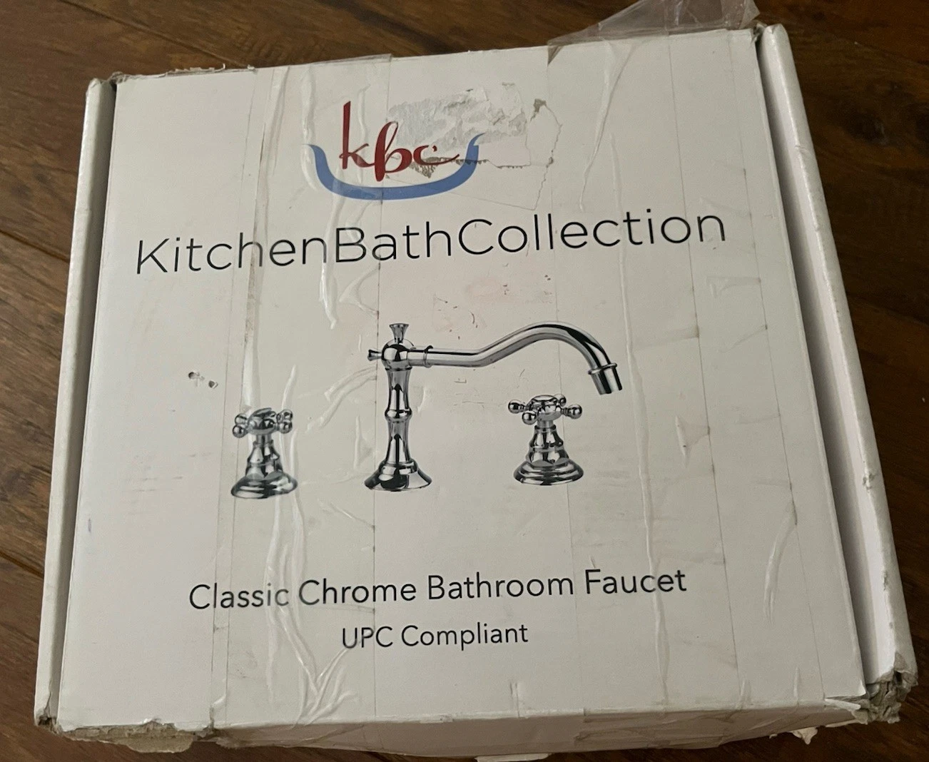 KBC Kitchen Bath Collection Classic Chrome Bathroom Faucet - Open Box