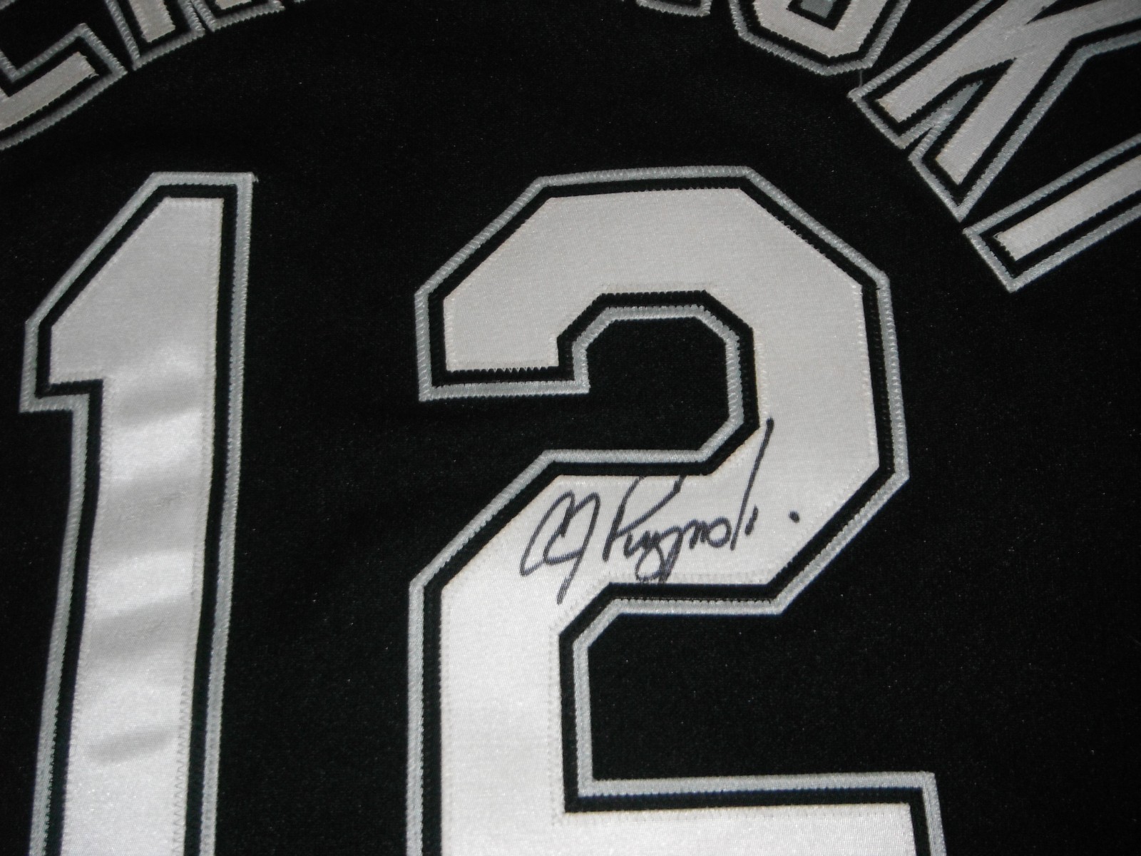 CHICAGO WHITE SOX AJ PIERZYNSKI SIGNED MAJESTIC AUTHENTIC JERSEY